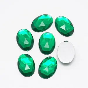 Acrylic Rhinestone Flat Back Cabochons