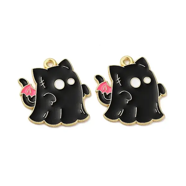 Halloween Alloy Enamel Pendants
