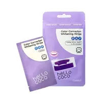 Hello Coco PAP Bělicí pásky na zuby s korektorem barev 7 aplikací 14 ks