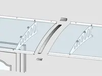 Spojovací díl pro stříšky PT/G, PT/GR, PT/ET - Elox GU7200906