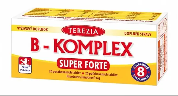Terezia Company B-komplex Super Forte + 20 tabliet
