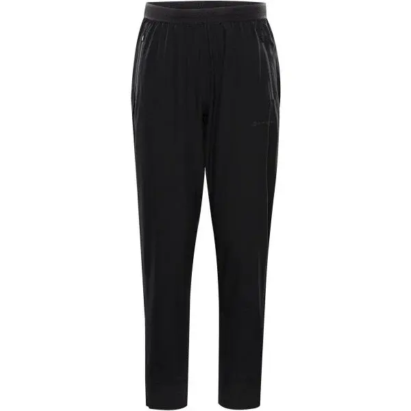 ALPINE PRO ERMEN Pánske softshellové nohavice, čierna, veľkosť
