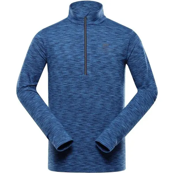 ALPINE PRO QAD Pánsky športový sveter, modrá, veľkosť