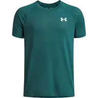 Under Armour TECH 2.0 Chlapčenské športové tričko, tmavo zelená, veľkosť L
