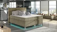 Manželská postel boxspring 180x200 s úložným prostorem amadeo -