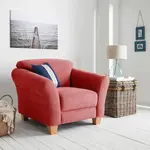 Sit & More KŘESLO, textil, červená