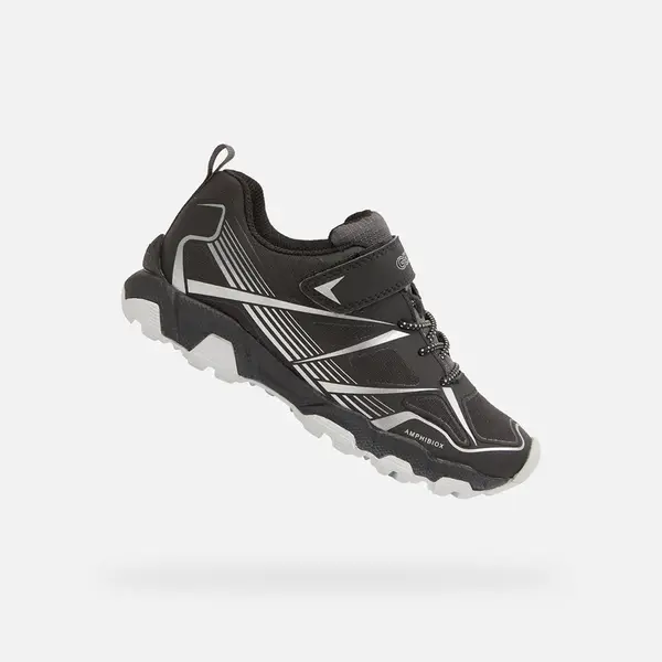 Čierne chlapčenské tenisky Geox Magnetar B Abx