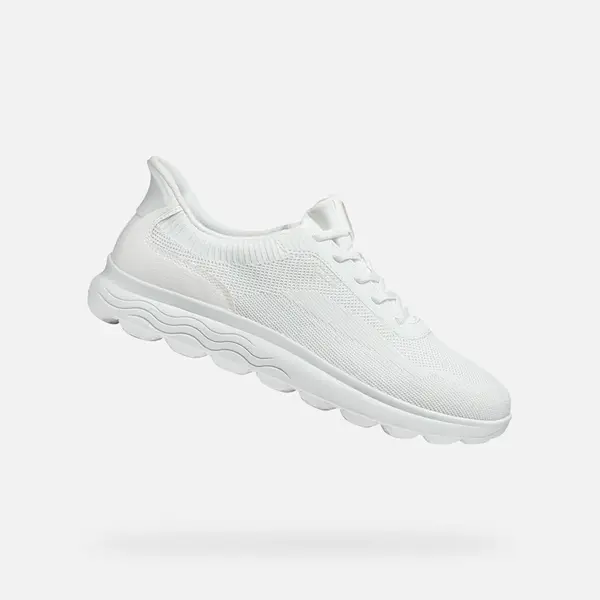 White men's sneakers Geox Spherica Plus - Men's