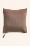 Dekoratívna bavlnená obliečka na vankúš Calma House Velour 45 x 45 cm