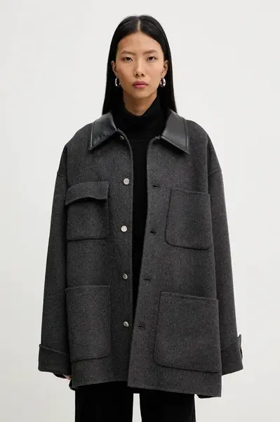 Sako s prímesou hodvábu Nanushka NU25FWJK06794