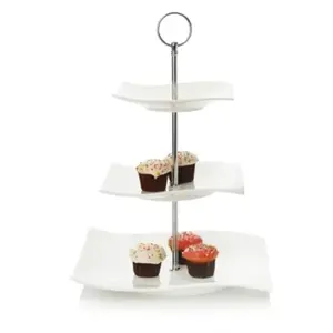 Etažér 3-patrový Motion, bílý