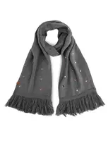 Šál Nurit SC Grey s bodkami