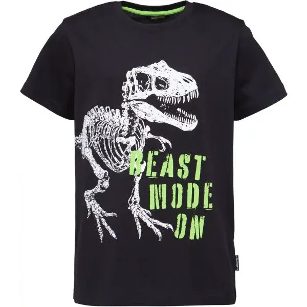 Lewro TYRELL Chlapecké triko, černá, velikost 152-158