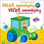 Veľké samolepky s domácimi zvieratami Traktor