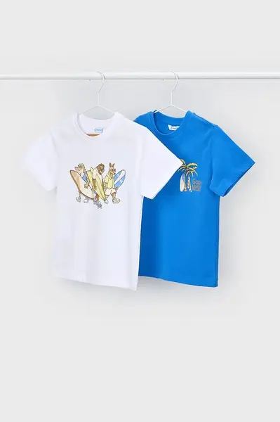 Mayoral Dětské bavlněné tričko Mayoral 2-pack