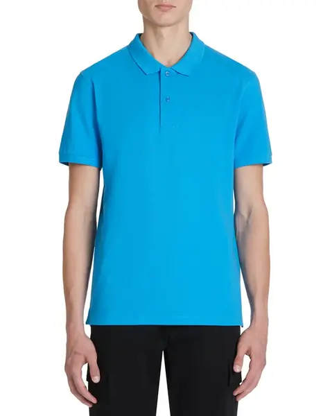 Modré pánske polo tričko Celio Teone