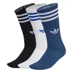 ADIDAS ORIGINALS Ponožky '3-Stripes High Crew 3 Pairs'  modrá / čierna / biela