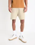 Béžové pánske teplákové kraťasy Celio Toshort
