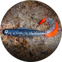 Redbass gumová nástraha twister kixter super natur rt uv - xx 155 mm 25 g