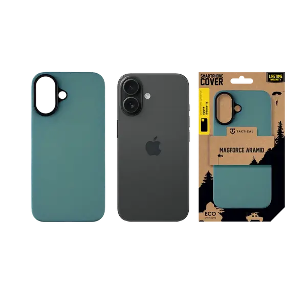 Zadní kryt Tactical MagForce Aramid pro Apple iPhone 16, blue jay