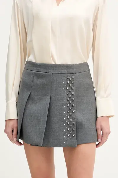 Sukně s příměsí vlny MAX&Co. MCOPRUGNA