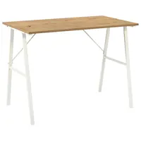 Carryhome PSACÍ STŮL, bílá, dub artisan, 100/60/75 cm