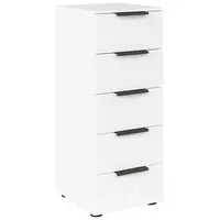 Rauch Möbel KOMODA, barvy grafitu, bílá, 40/100/42 cm