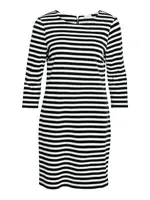 VILA Šaty 'VINinny'  čierna / biela