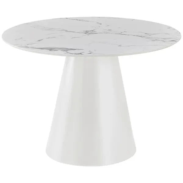 Livetastic JÍDELNÍ STŮL, bílá, 120/120/75 cm