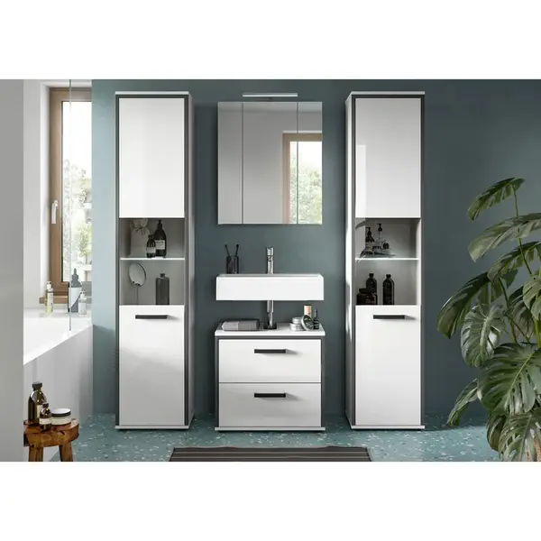 MID.YOU KOUPELNA vysoce lesklá bílá