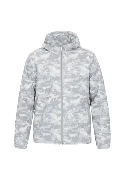 MO Prechodná bunda  sivá / biela