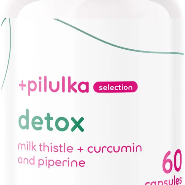 PILULKA SELECTION Detox - ostropestřec + kurkumín a piperín 60 kapslí