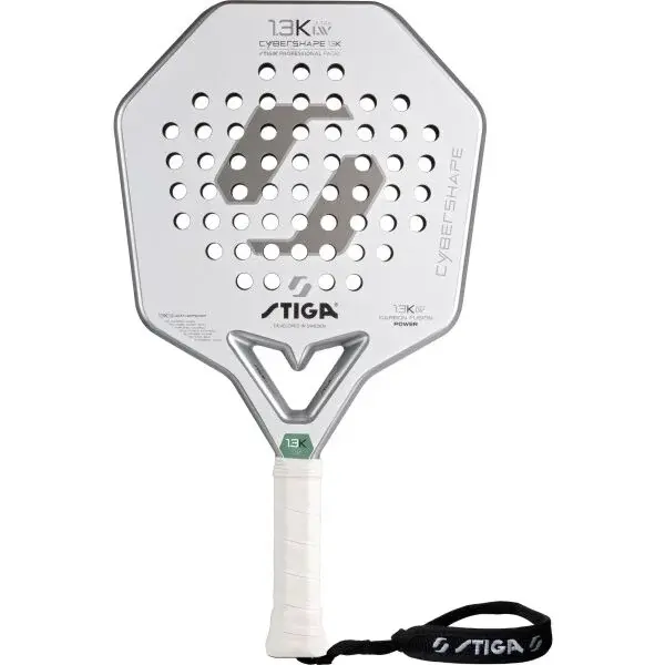 Stiga 1.3K ULTRA LW CYBERSHAPE Padelová raketa, biela, veľkosť