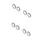 Náhradný diel krytky pántov SAT chróm NDSATSK6