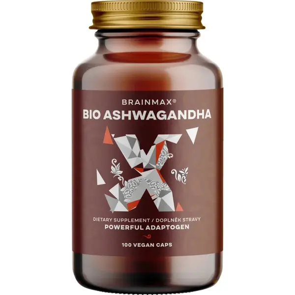 Brainmax Ashwagandha Bio 100 kapslí