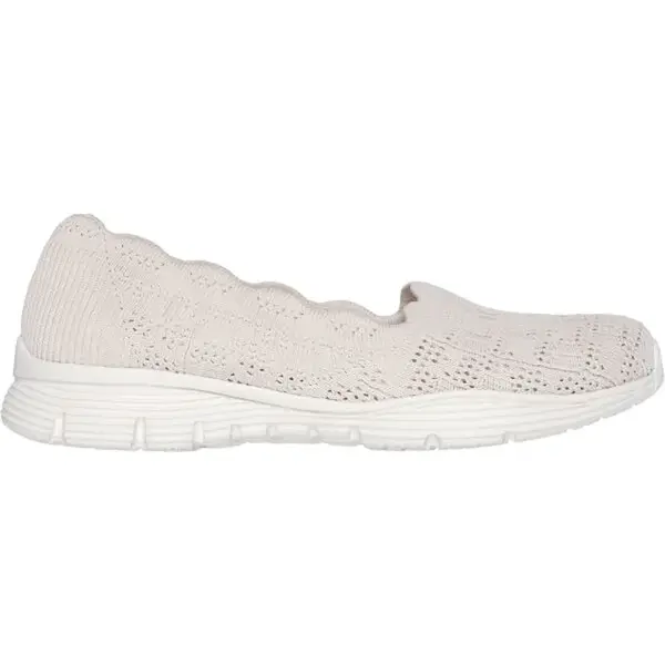 Skechers SEAGER - HIGHERSELF Dámské slip-on boty, béžová, velikost