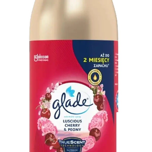 GLADE Luscious Cherry & Peony, Automatický osvěžovač vzduchu - náhradní náplň 269 ml