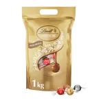 LINDT Lindor čokoládové pralinky směs zlatý mix 1000 g