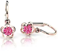 Cutie Jewellery Detské náušnice C1945-10-X-4 fuchsiová