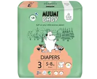 MUUMI BABY 3 Midi 5–8 kg eko pleny 50 ks