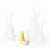 Velikonoční zajíček Milo, stojan na vajíčko, žlutý - Philippi