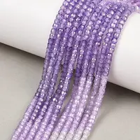 Cubic Zirconia Beads Strands