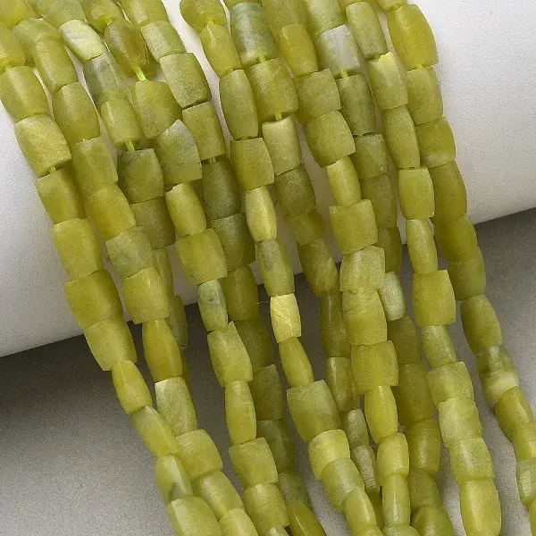 Natural Afghan Green Jade Beads Strands