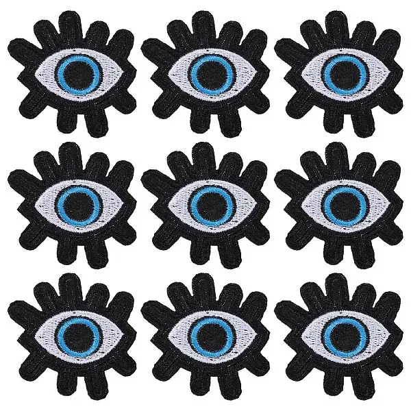 9Pcs Computerized Embroidery Cloth Patches