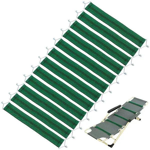 4Bags 12Pcs Polyester Elastic Folding Chair Reinforcement Strips