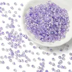 70G Transparent Spray Painted Glass Beads