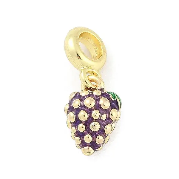 Brass Enamel Fruit European Dangle Charms
