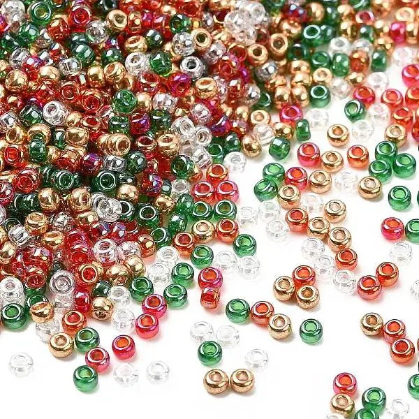 4 Colors 11/0 Christmas MIYUKI Round Rocailles Seed Beads