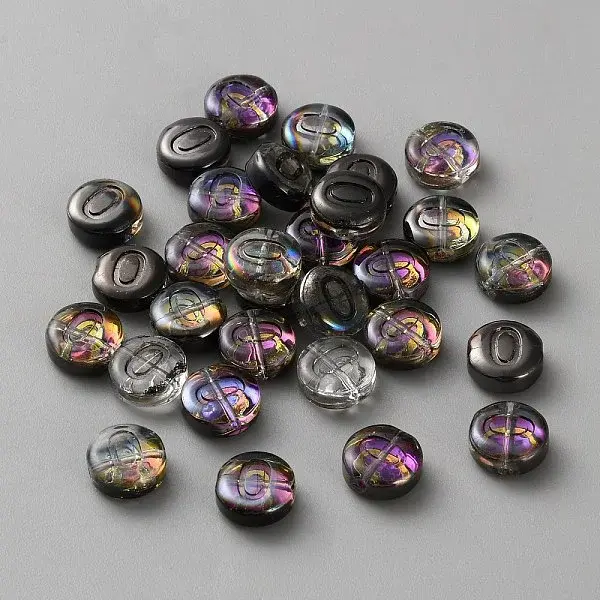 Transparent Electroplated UV Plating Glass Beads