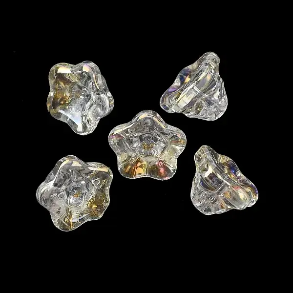 Electroplate Transparent Glass Beads